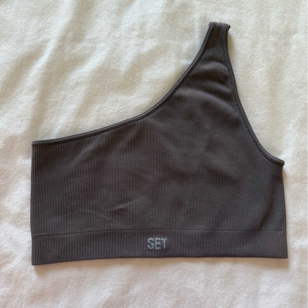 SET Active one shoulder sports bra